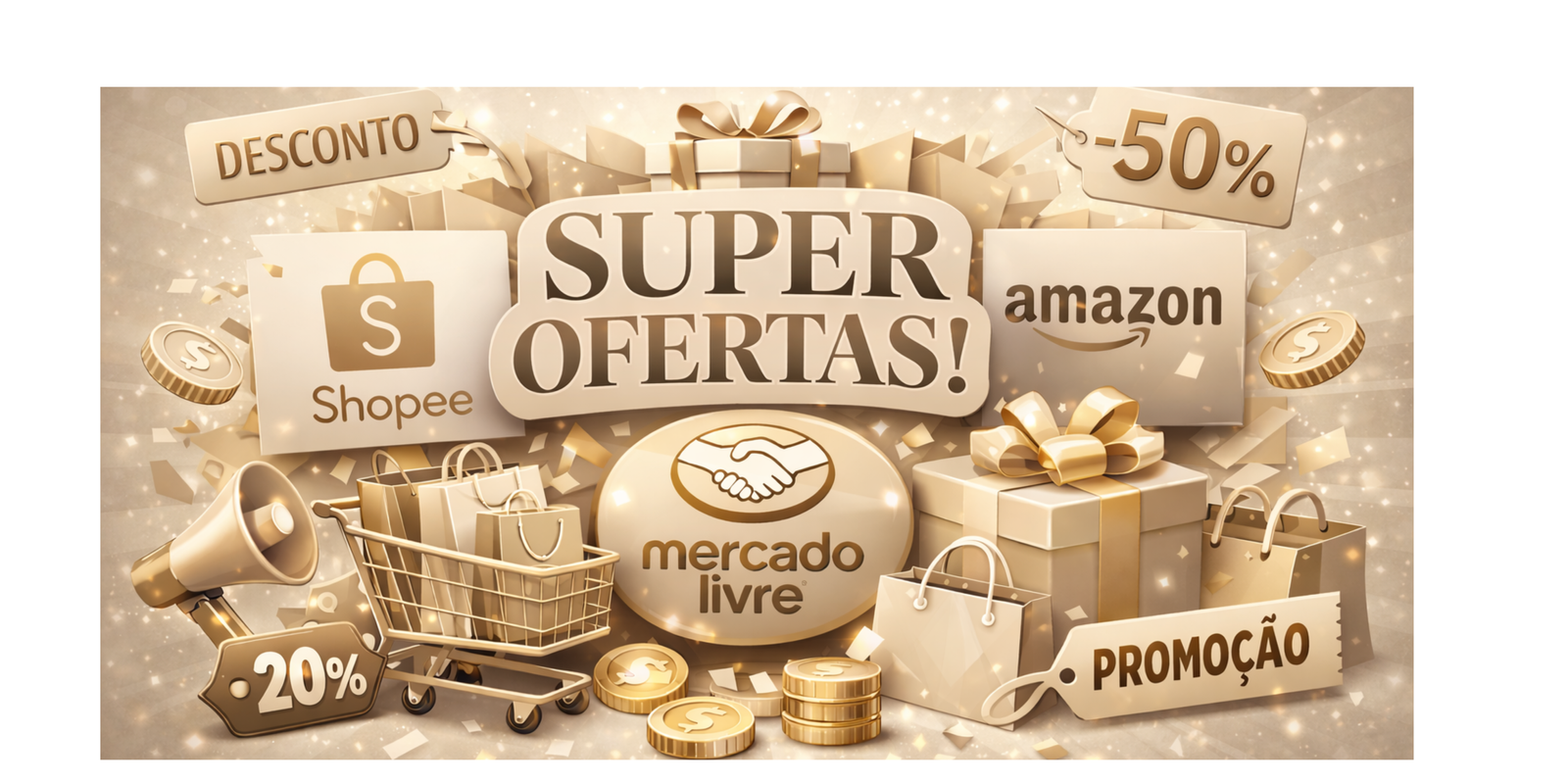 🔥 As Melhores Promoções da Shopee, Mercado Livre e Amazon em um Só Lugar!